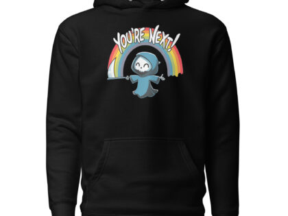 „You’re Next!“ Sensenmann Unisex-Hoodie – Hoodies – klamottn.de „You’re Next!“ Sensenmann Unisex-Hoodie – Hoodies – klamottn.de