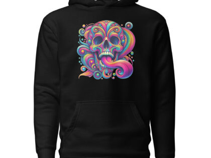 Psychedelischer Totenkopf Unisex-Hoodie – Hoodies – klamottn.de Psychedelischer Totenkopf Unisex-Hoodie – Hoodies – klamottn.de
