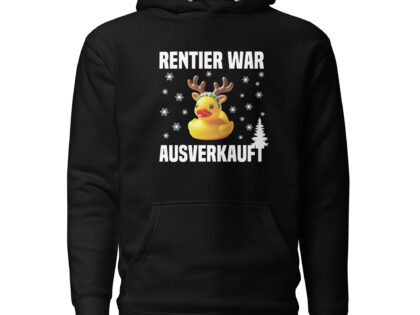 Rentier war ausverkauft Ente als Rudolph Unisex-Hoodie – Hoodies – klamottn.de Rentier war ausverkauft Ente als Rudolph Unisex-Hoodie – Hoodies – klamottn.de