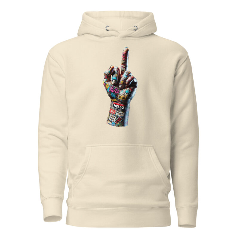 Urban Street Art Style Fick dich Fuck you Graffiti Hand Unisex-Hoodie – Hoodies – klamottn.de