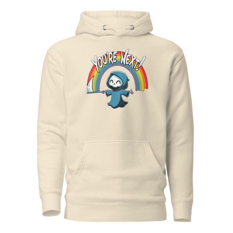 „You’re Next!“ Sensenmann Unisex-Hoodie
