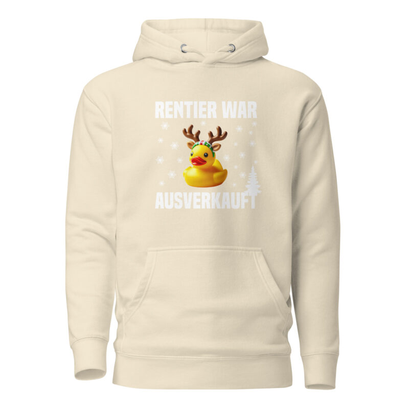 Rentier war ausverkauft Ente als Rudolph Unisex-Hoodie – Hoodies – klamottn.de