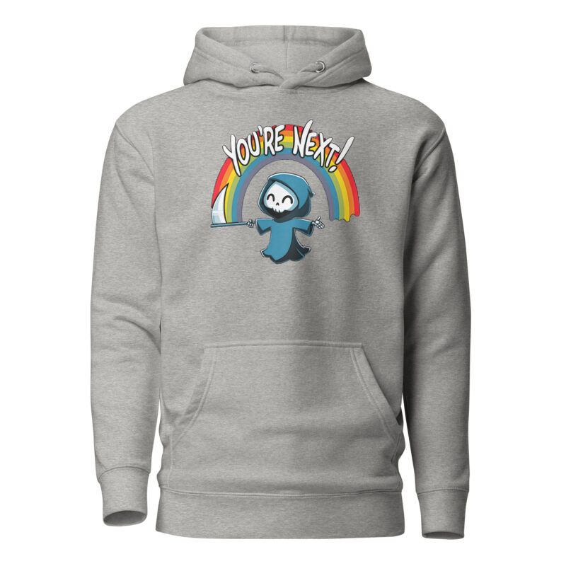 „You’re Next!“ Sensenmann Unisex-Hoodie