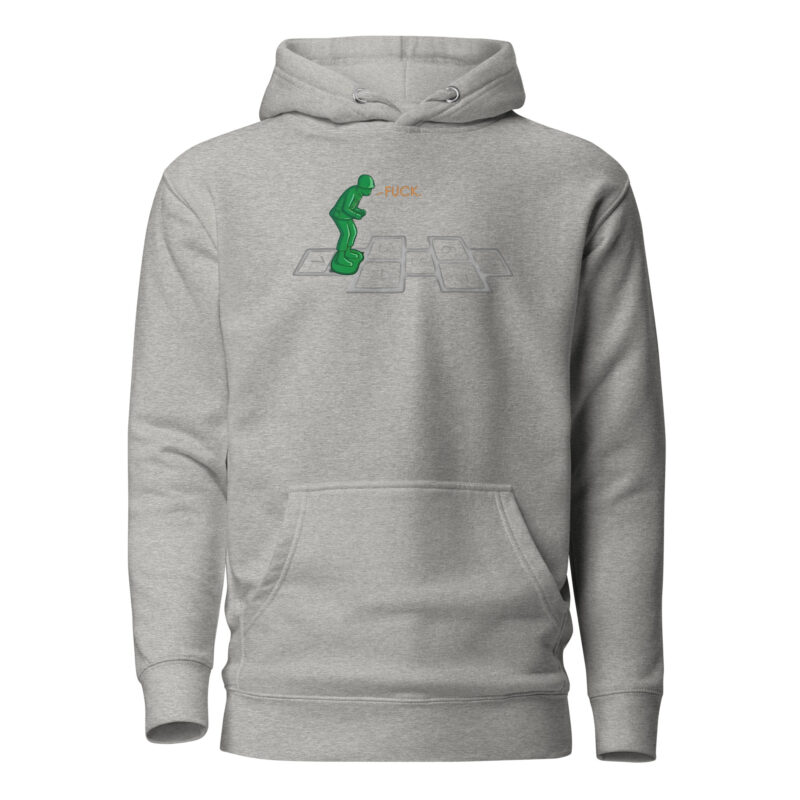 Soldat im Hüpfspiel Unisex-Hoodie