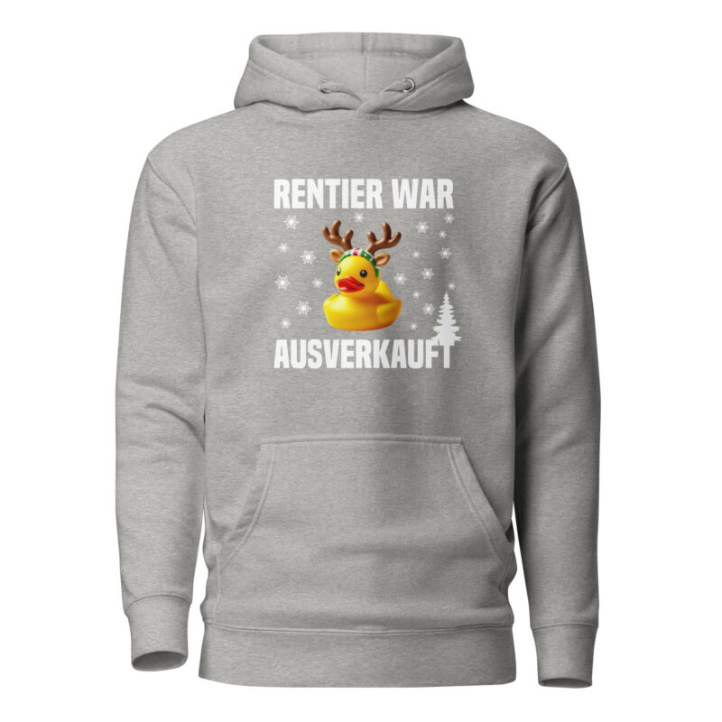 Rentier war ausverkauft Ente als Rudolph Unisex-Hoodie – Hoodies – klamottn.de