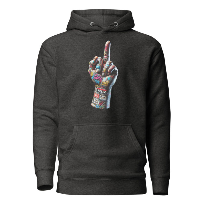 Urban Street Art Style Fick dich Fuck you Graffiti Hand Unisex-Hoodie – Hoodies – klamottn.de