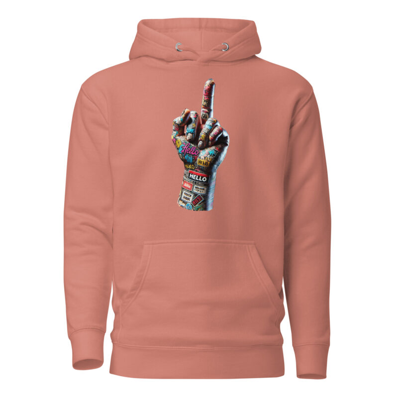 Urban Street Art Style Fick dich Fuck you Graffiti Hand Unisex-Hoodie – Hoodies – klamottn.de