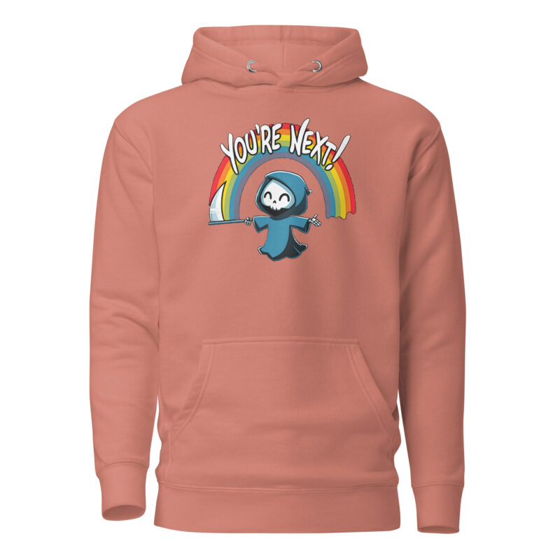 „You’re Next!“ Sensenmann Unisex-Hoodie