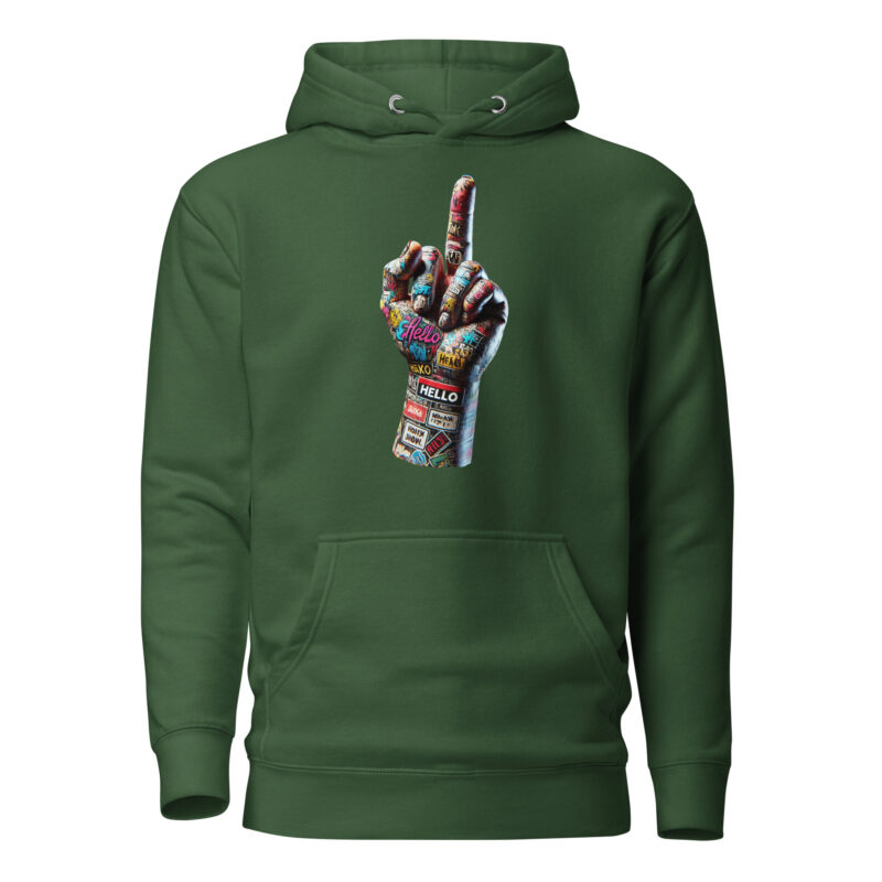 Urban Street Art Style Fick dich Fuck you Graffiti Hand Unisex-Hoodie – Hoodies – klamottn.de