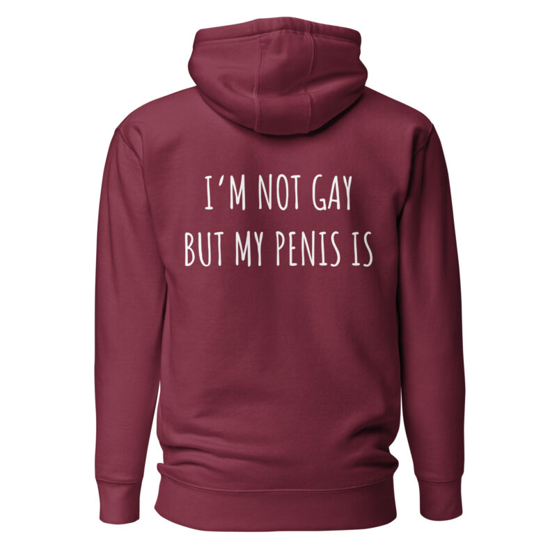 I’m Not Gay but My Penis Is Unisex-Hoodie