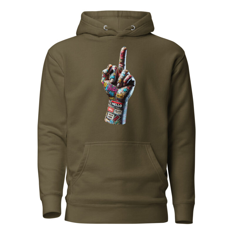 Urban Street Art Style Fick dich Fuck you Graffiti Hand Unisex-Hoodie – Hoodies – klamottn.de
