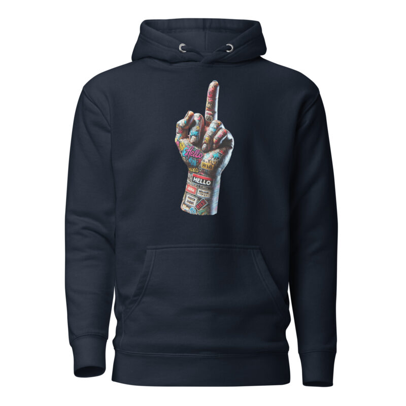 Urban Street Art Style Fick dich Fuck you Graffiti Hand Unisex-Hoodie – Hoodies – klamottn.de