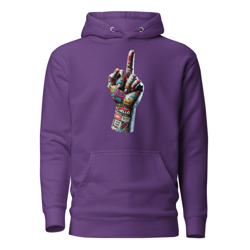 Urban Street Art Style Fick dich Fuck you Graffiti Hand Unisex-Hoodie – Hoodies – klamottn.de