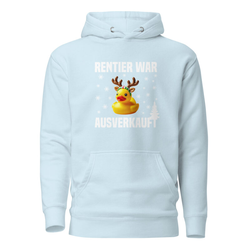 Rentier war ausverkauft Ente als Rudolph Unisex-Hoodie – Hoodies – klamottn.de