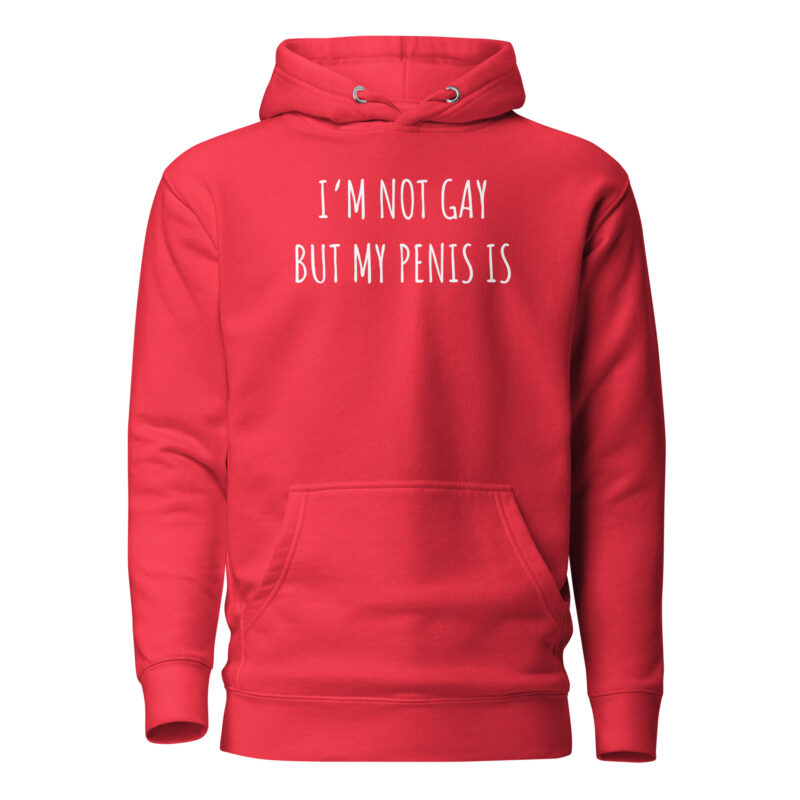 I’m Not Gay but My Penis Is Unisex-Hoodie