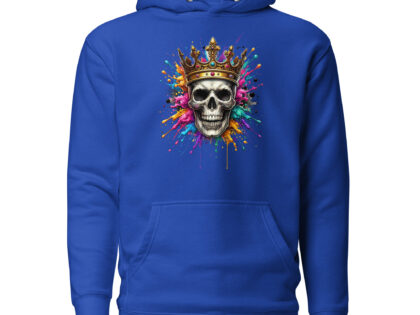 Schädel mit Krone und Farbspritzern Unisex-Hoodie – Hoodies – klamottn.de Schädel mit Krone und Farbspritzern Unisex-Hoodie – Hoodies – klamottn.de