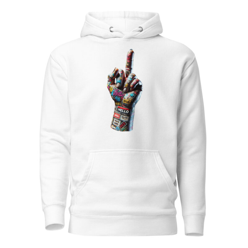 Urban Street Art Style Fick dich Fuck you Graffiti Hand Unisex-Hoodie – Hoodies – klamottn.de