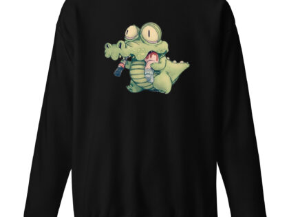 Krokodil mit Cola und "Snack" Unisex-Sweatshirt – Sweatshirts – klamottn.de Krokodil mit Cola und "Snack" Unisex-Sweatshirt – Sweatshirts – klamottn.de