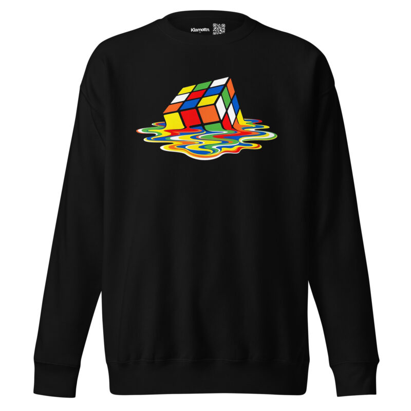 Schmelzender Zauberwürfel Unisex-Sweatshirt – Sweatshirts – klamottn.de