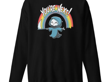 „You’re Next!“ Sensenmann Unisex-Sweatshirt – Sweatshirts – klamottn.de „You’re Next!“ Sensenmann Unisex-Sweatshirt – Sweatshirts – klamottn.de