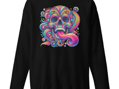 Psychedelischer Totenkopf Unisex-Sweatshirt – Sweatshirts – klamottn.de Psychedelischer Totenkopf Unisex-Sweatshirt – Sweatshirts – klamottn.de