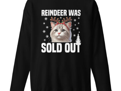 Reindeer was sold out Cat as Rudolph Unisex-Sweatshirt – Sweatshirts – klamottn.de Reindeer was sold out Cat as Rudolph Unisex-Sweatshirt – Sweatshirts – klamottn.de