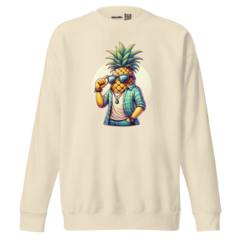 Coole Ananas mit Sonnenbrille Unisex-Sweatshirt