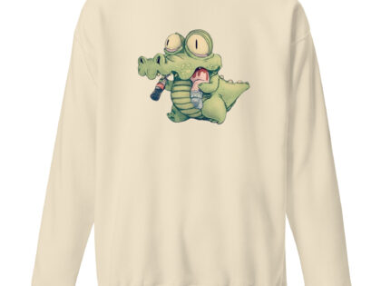 Krokodil mit Cola und "Snack" Unisex-Sweatshirt – Sweatshirts – klamottn.de Krokodil mit Cola und "Snack" Unisex-Sweatshirt – Sweatshirts – klamottn.de