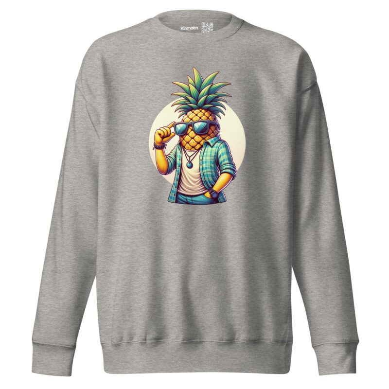 Coole Ananas mit Sonnenbrille Unisex-Sweatshirt