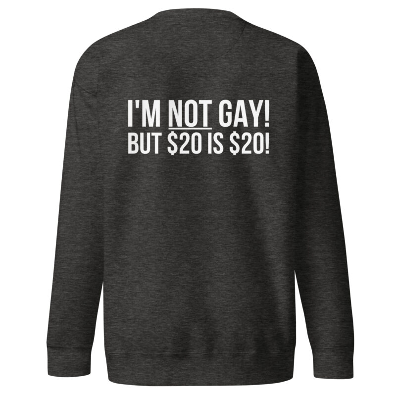 I'm not gay but $20 is $20 Unisex-Sweatshirt – Sweatshirts – klamottn.de