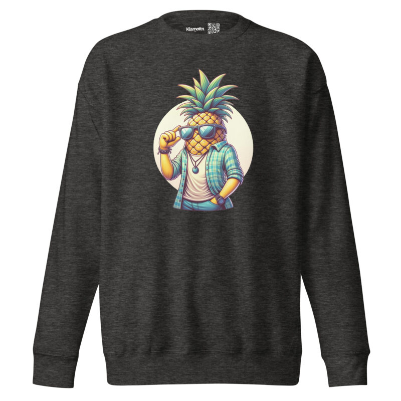 Coole Ananas mit Sonnenbrille Unisex-Sweatshirt