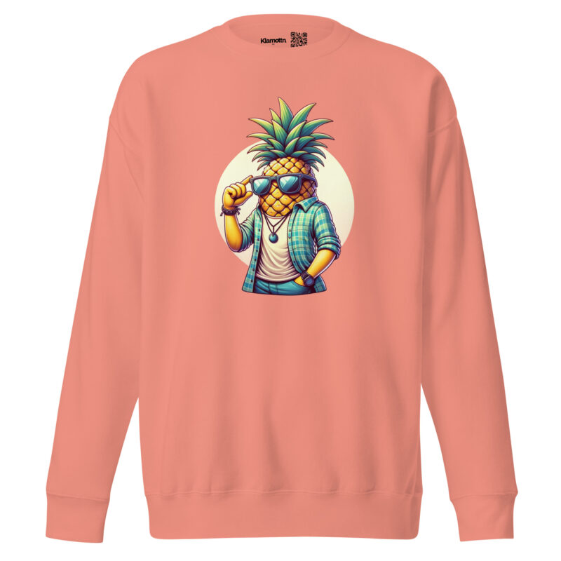 Coole Ananas mit Sonnenbrille Unisex-Sweatshirt