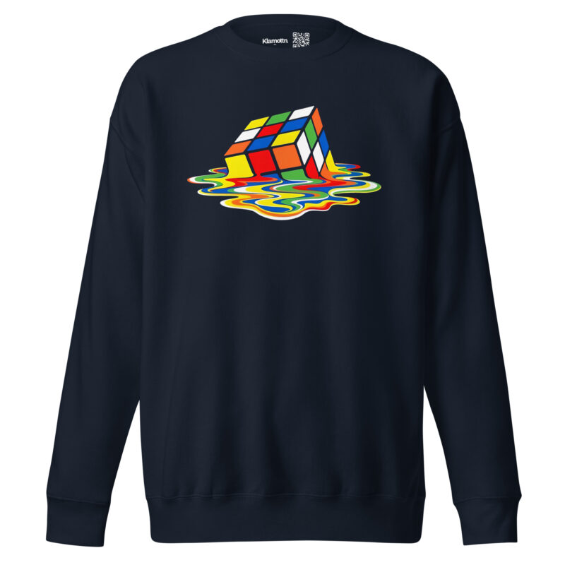 Schmelzender Zauberwürfel Unisex-Sweatshirt – Sweatshirts – klamottn.de