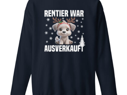 Rentier war ausverkauft Hund als Rudolph Unisex-Sweatshirt – Sweatshirts – klamottn.de Rentier war ausverkauft Hund als Rudolph Unisex-Sweatshirt – Sweatshirts – klamottn.de