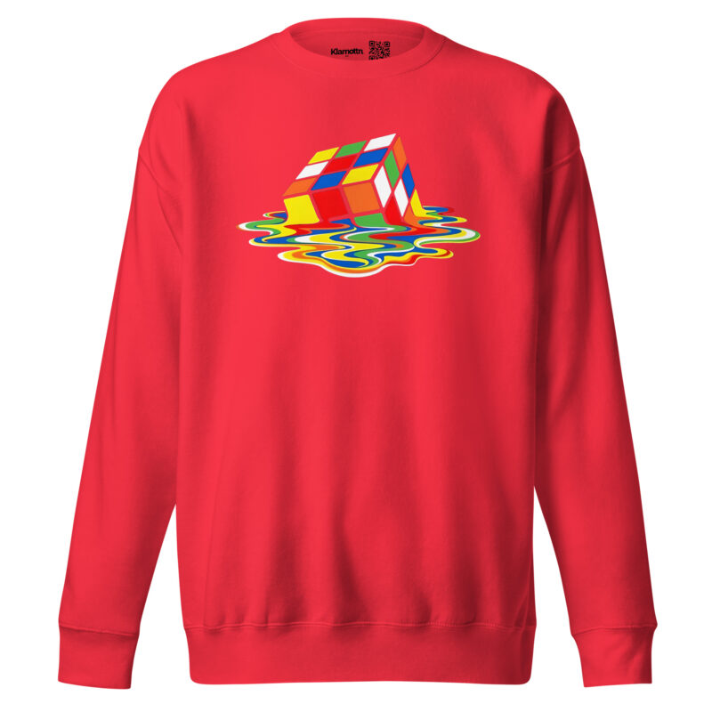 Schmelzender Zauberwürfel Unisex-Sweatshirt – Sweatshirts – klamottn.de