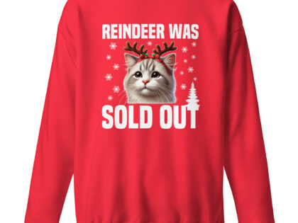 Reindeer was sold out Cat as Rudolph Unisex-Sweatshirt – Sweatshirts – klamottn.de Reindeer was sold out Cat as Rudolph Unisex-Sweatshirt – Sweatshirts – klamottn.de