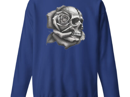 Monochromer Schädel mit Rose Unisex-Sweatshirt – Sweatshirts – klamottn.de Monochromer Schädel mit Rose Unisex-Sweatshirt – Sweatshirts – klamottn.de