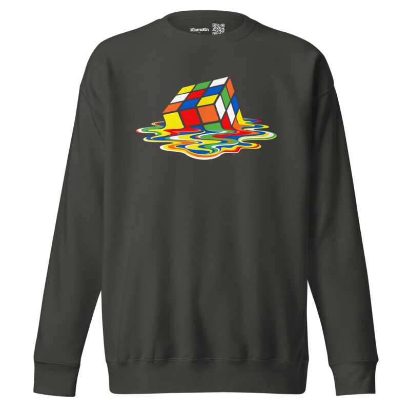 Schmelzender Zauberwürfel Unisex-Sweatshirt – Sweatshirts – klamottn.de