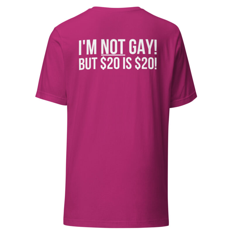 I'm not gay but $20 is $20 Unisex-T-Shirt – T-Shirts – klamottn.de