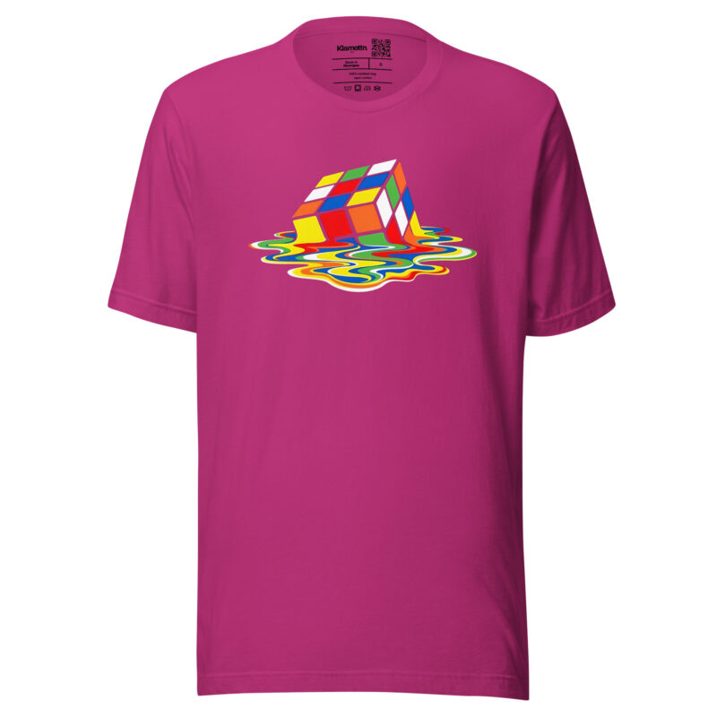 Schmelzender Zauberwürfel Unisex-T-Shirt – T-Shirts – klamottn.de