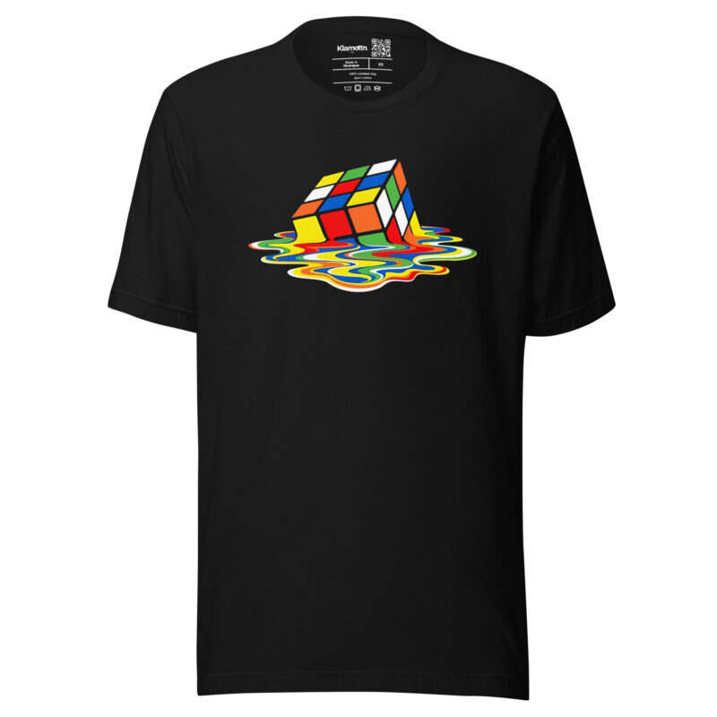 Schmelzender Zauberwürfel Unisex-T-Shirt – T-Shirts – klamottn.de