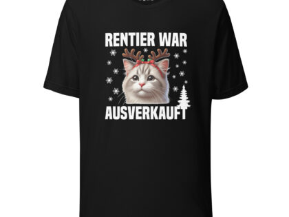 Rentier war ausverkauft Katze als Rudolph Unisex-T-Shirt – T-Shirts – klamottn.de Rentier war ausverkauft Katze als Rudolph Unisex-T-Shirt – T-Shirts – klamottn.de