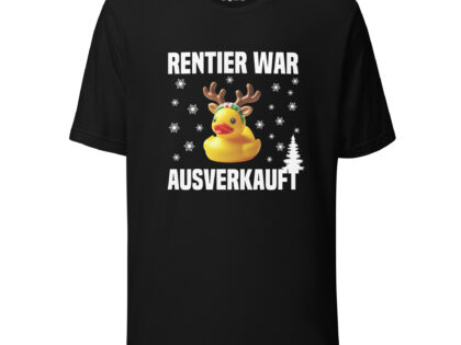 Rentier war ausverkauft Ente als Rudolph Unisex-T-Shirt – T-Shirts – klamottn.de Rentier war ausverkauft Ente als Rudolph Unisex-T-Shirt – T-Shirts – klamottn.de