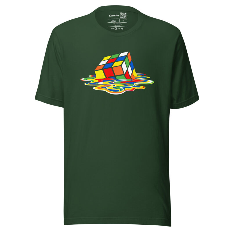 Schmelzender Zauberwürfel Unisex-T-Shirt – T-Shirts – klamottn.de