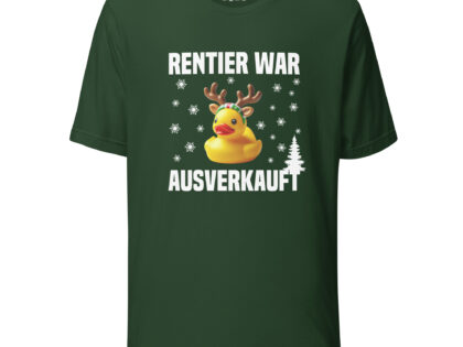 Rentier war ausverkauft Ente als Rudolph Unisex-T-Shirt – T-Shirts – klamottn.de Rentier war ausverkauft Ente als Rudolph Unisex-T-Shirt – T-Shirts – klamottn.de