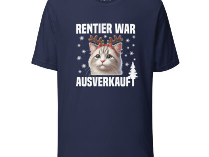 Rentier war ausverkauft Katze als Rudolph Unisex-T-Shirt – T-Shirts – klamottn.de Rentier war ausverkauft Katze als Rudolph Unisex-T-Shirt – T-Shirts – klamottn.de