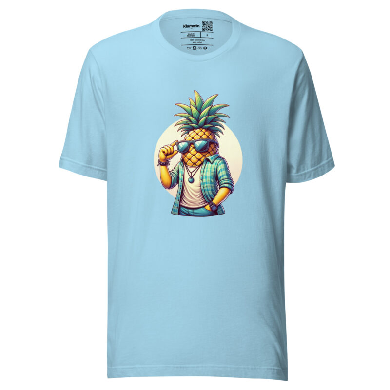 Coole Ananas mit Sonnenbrille Unisex-T-Shirt