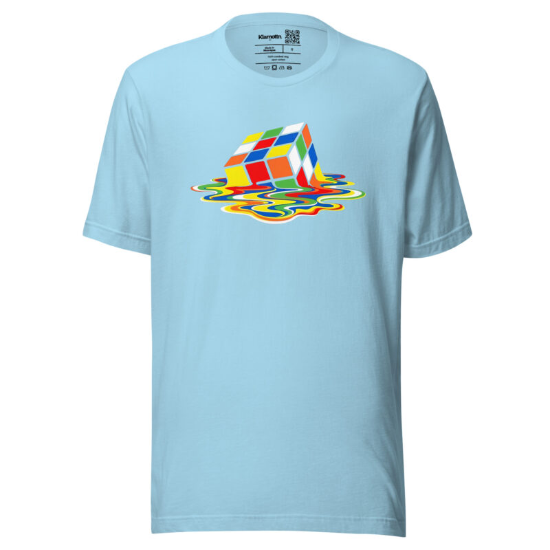 Schmelzender Zauberwürfel Unisex-T-Shirt – T-Shirts – klamottn.de