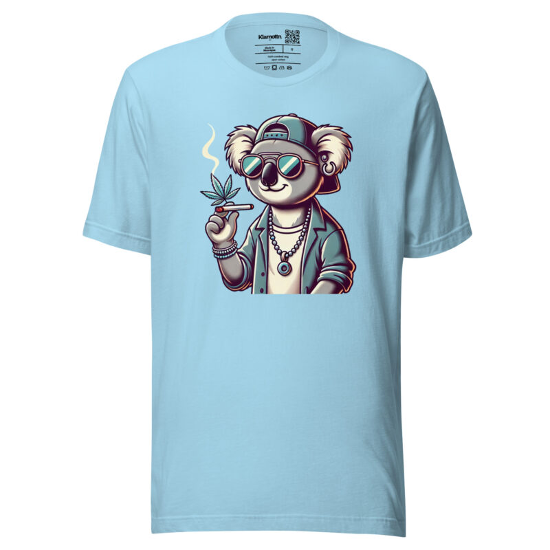 Entspannter Koala mit Joint Unisex-T-Shirt – T-Shirts – klamottn.de