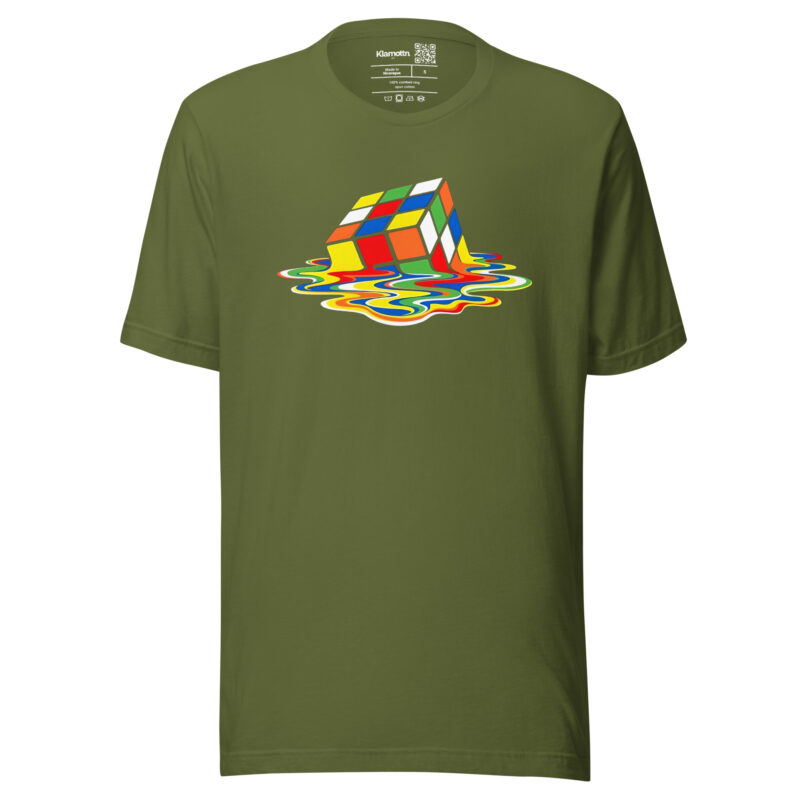 Schmelzender Zauberwürfel Unisex-T-Shirt – T-Shirts – klamottn.de
